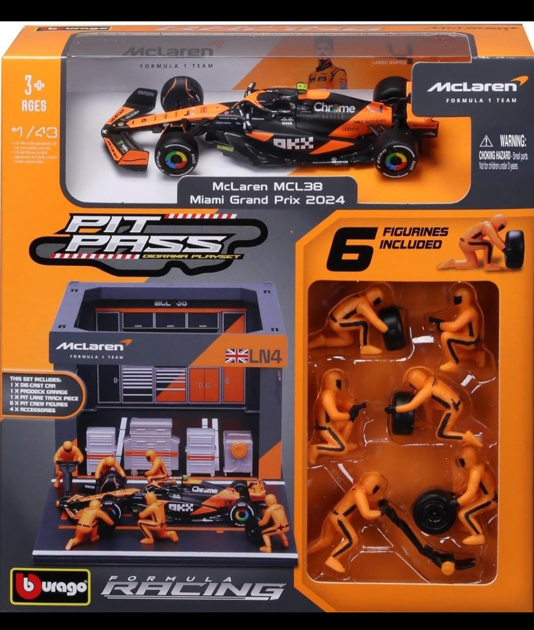 Bburago 2024 Pit Stop 1:43 Scale